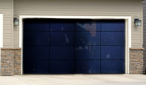 Aluminum garage door