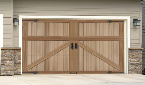 Custom carriage-house garage door